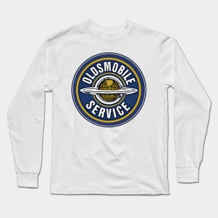 Oldsmobile Service Vintage Emblem Sign Long Sleeve T-Shirt